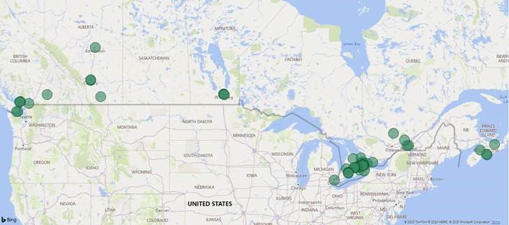 Map of Canada Map of Canada
