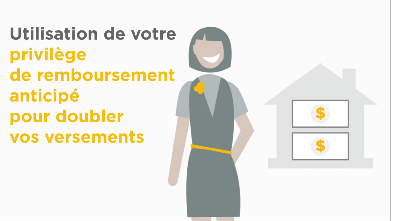 Utilisation de votre privilège de remboursement anticipé pour doubler vos versements